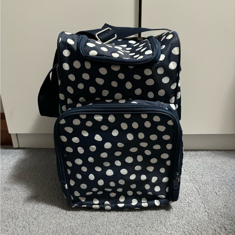 ThirtyOne Party Thermal, rare print, navy, zipper areas, Used, like new yet.